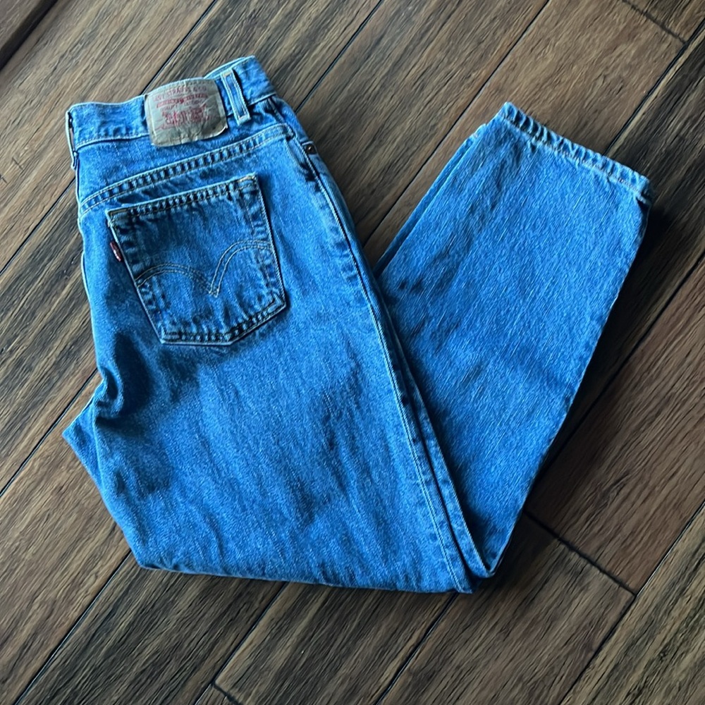 Levi's 550 Tapered Leg Vintage Jeans Size 12 Petite Medium